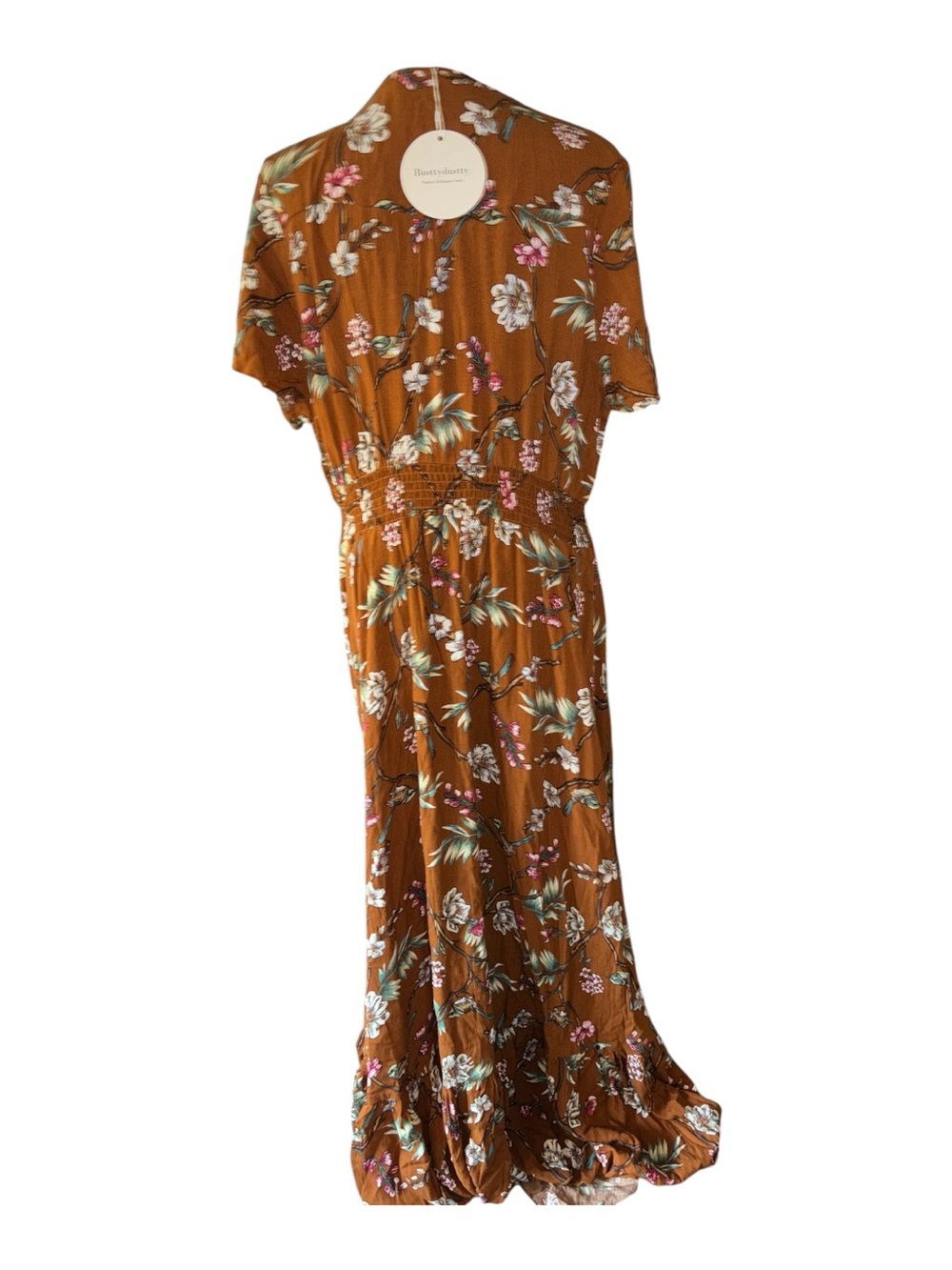 Rusty Dusty woman’s New with tags BoHo floral Maxi Dress size 3XL - Picture 5 of 9